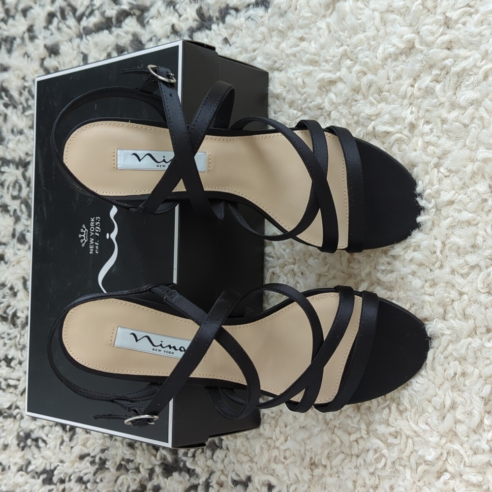 NWB Nina Genaya evening dress sandals - Picture 6 of 9